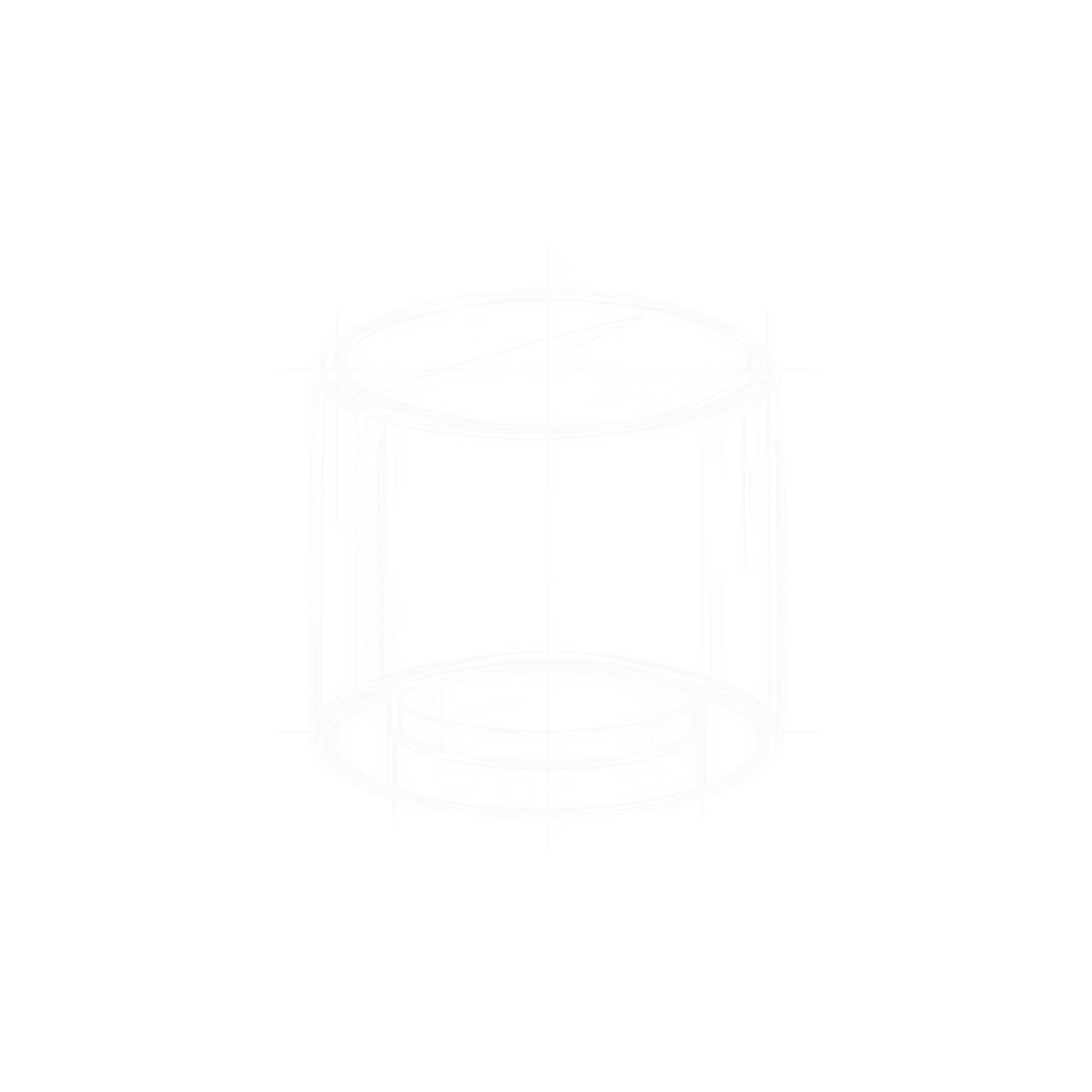 Illustration of a simple cylindrical cap